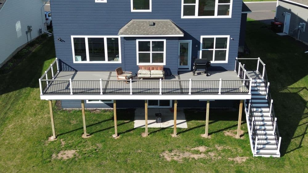 Gallery photos for Backyard Deck Installation: Image #4