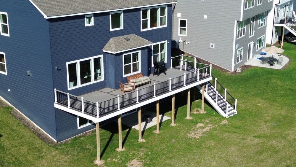 Gallery photos for Backyard Deck Installation: Image #1