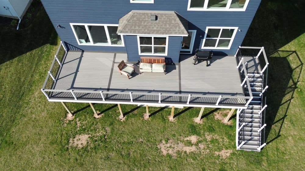 Gallery photos for Backyard Deck Installation: Image #2
